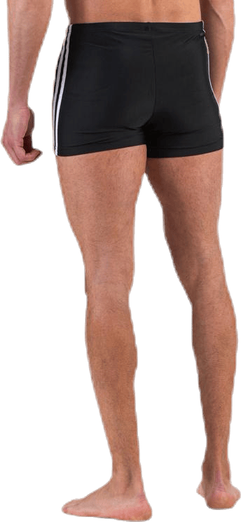 Fitness 3 Stripes Swim Boxer Black / White - Bild 3