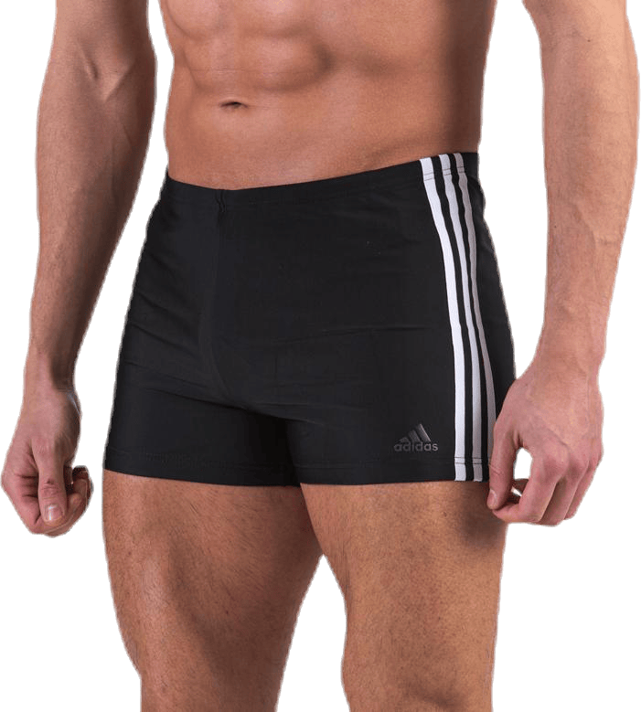 Fitness 3 Stripes Swim Boxer Black / White - Bild 4