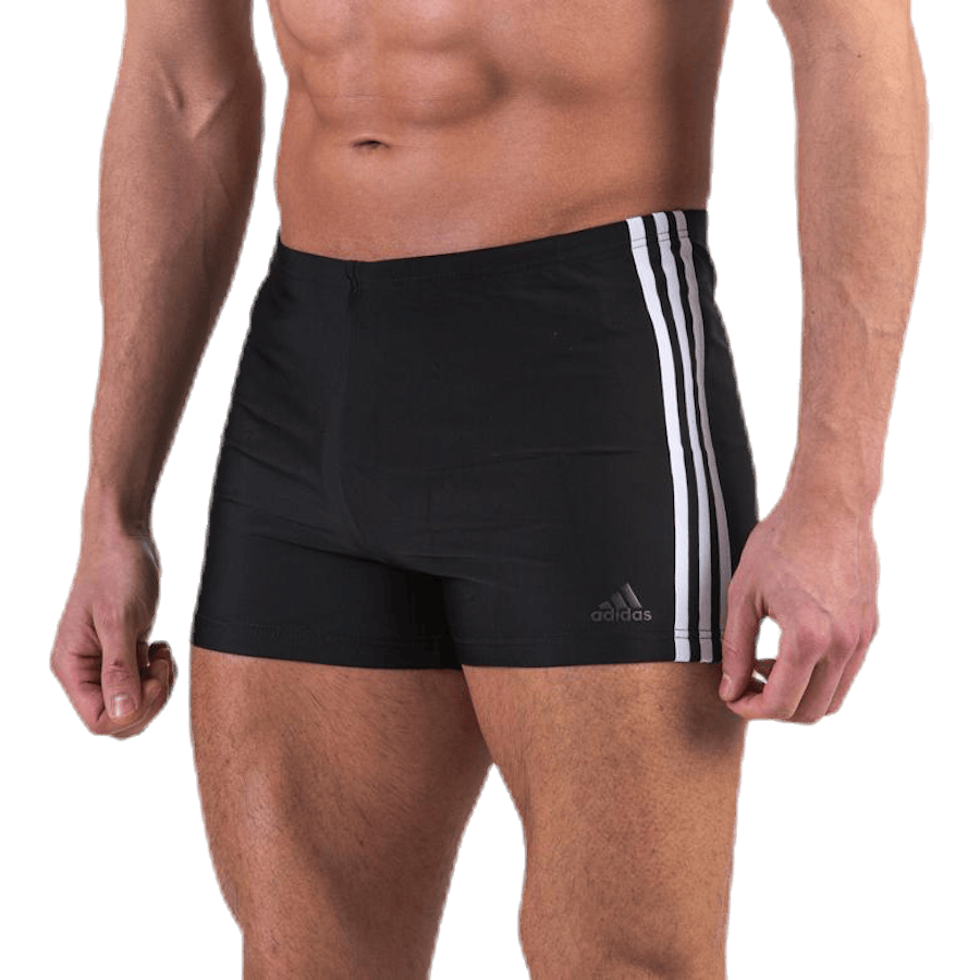 Fitness 3 Stripes Swim Boxer Black / White - Bild 4