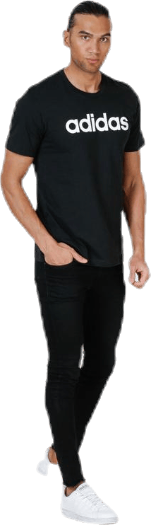 Essentials Linear T-Shirt Black / White - Bild 4