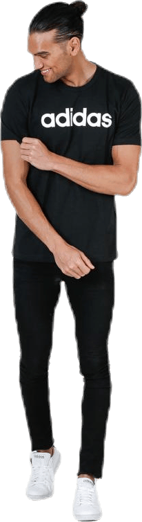 Essentials Linear T-Shirt Black / White - Bild 5