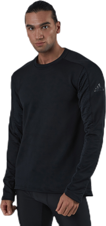 C.Rdy Trg Crew Black, Male, Apparels, Shirts, Workout, Black, S