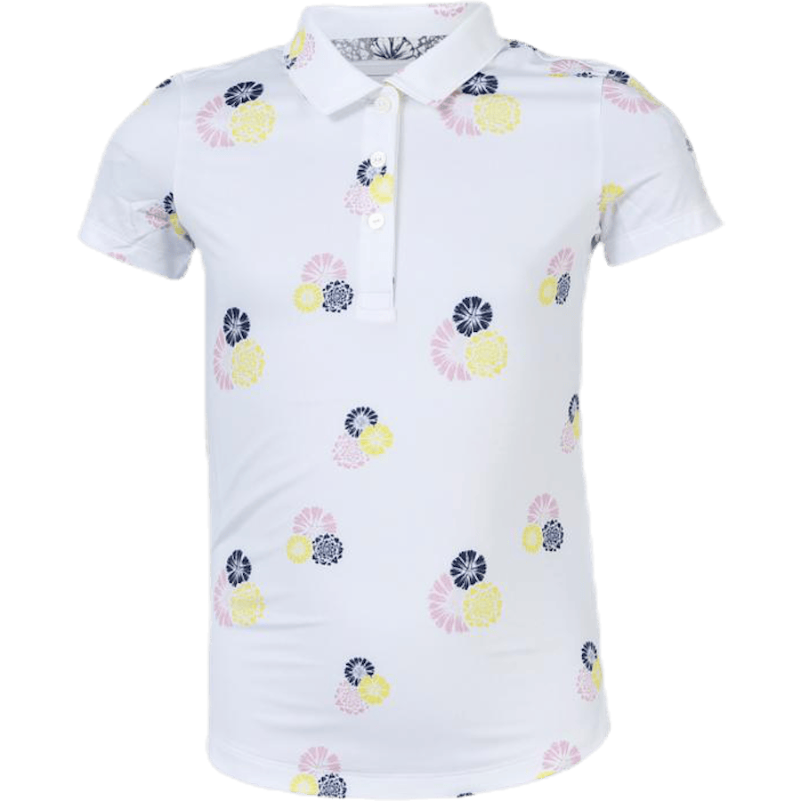 Girls Blossom Polo White