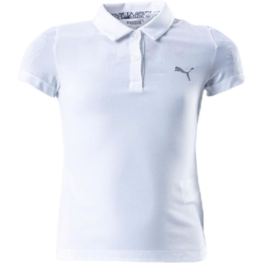 Girls Essential Polo White