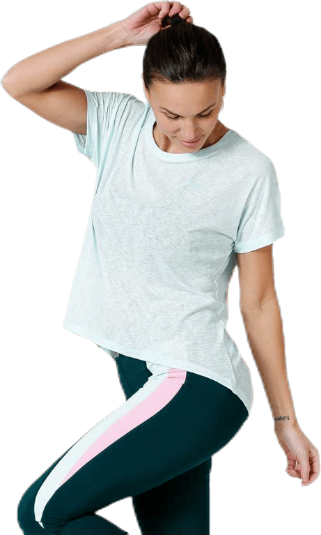 Bold Tee Blue, Female, Ropa, Camiseta de manga corta, Fitness, Azul, S