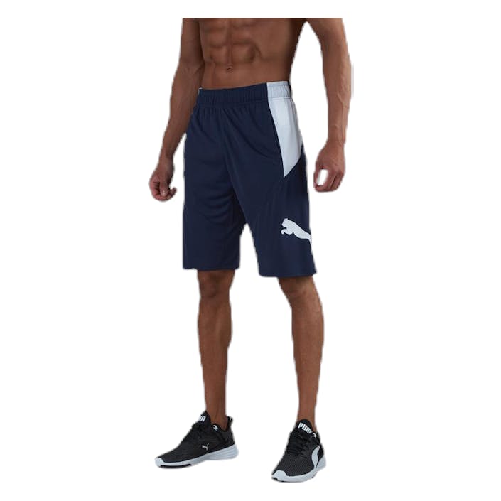 Cat Short Blue/White, Male, Apparels, Shorts, Workout, Blue, XL