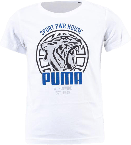 Alpha Graphic Tee Junior White, Unisex, Vêtements, T-shirt, Blanc, 128