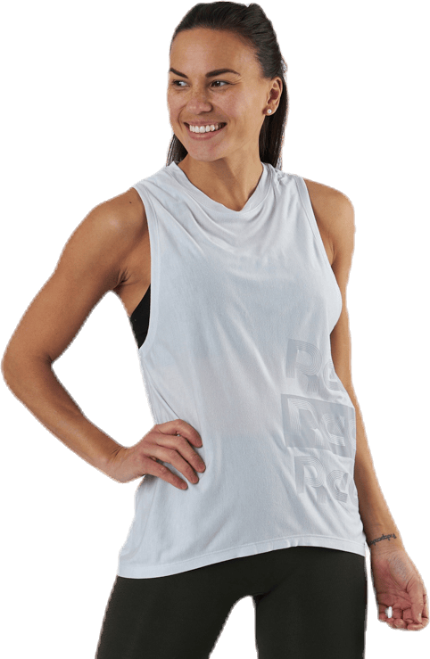 SH Gaphic Muscle Tank White