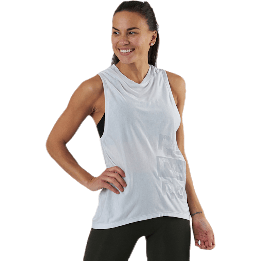 SH Gaphic Muscle Tank White