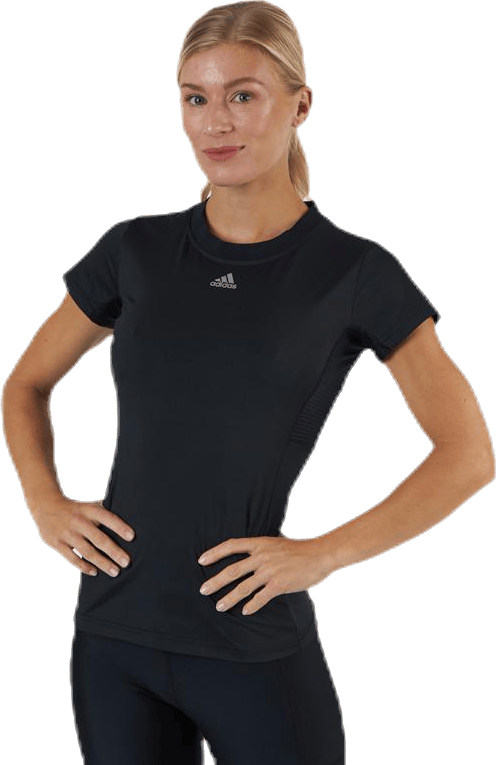 Tennis Match Tee Aeroready Black, Female, Ropa, Camiseta de manga corta, Tenis, Negro, L