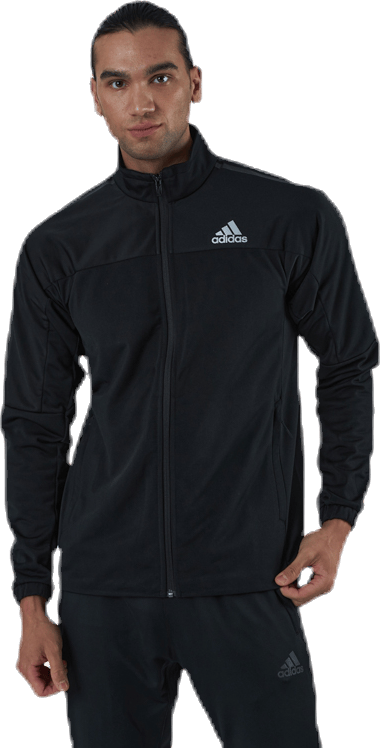 3 Stripes Knit Jacket Black, Male, Kläder, jackor, Tennis, Svart, M