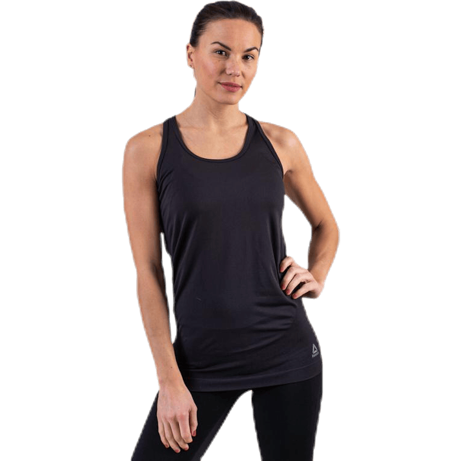 Seamless Maternity Tank Black