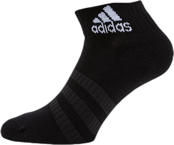 Cush Ank 3-Pack Black, Unisex, Tøj, Sokker, Padel, Sort, 43-45