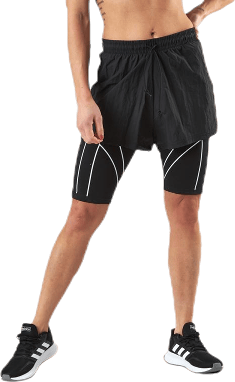 Det 2I1 Shrt Black, Female, Kläder, Shorts, Svart, M