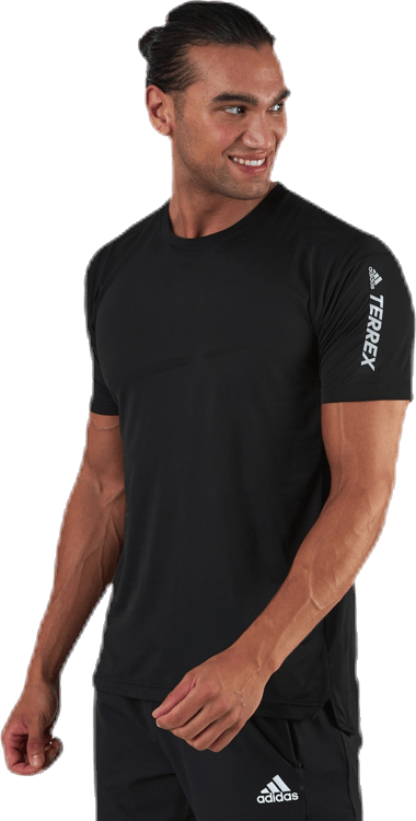 Agravic Allaround Tee Black, Male, Odevy, Tričko, Beží, Čierna, XXL