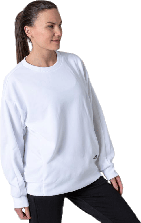 Mhe Swt Cre White, Female, Apparels, Shirts, White, S