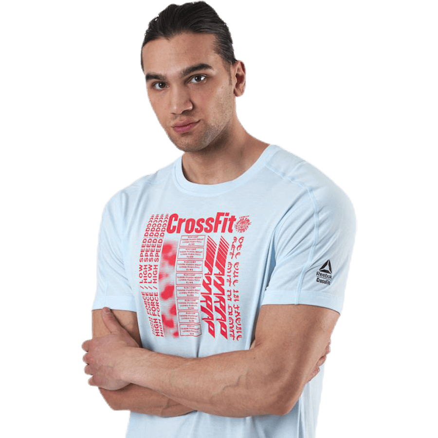 RC AC + Cotton Tee Blue/White - Bild 4