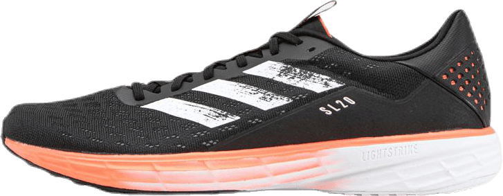 SL20 Shoes Core Black / Cloud White / Signal Coral, Male, Sapatos, Tênis de corrida, sapatos esportivos, Corrida, Preto, EU 40 2/3