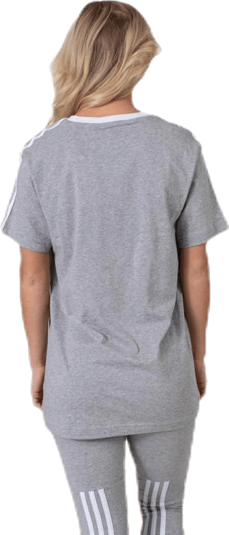 3 Stripes Essential Boyfriend Tee Medium Grey Heather - Bild 2