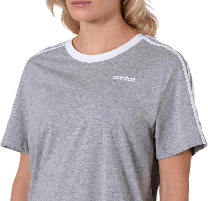 3 Stripes Essential Boyfriend Tee Medium Grey Heather - Bild 3