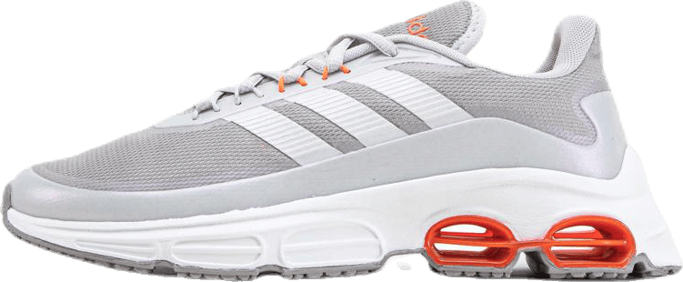 Quadcube Shoes Dash Grey / Dash Grey / Grey Two, Female, Shoes, Trainers, sport shoes, White/Red, UK 4