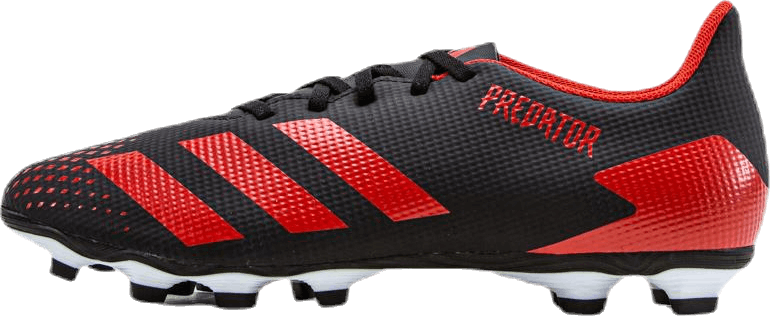 predator boots black and red