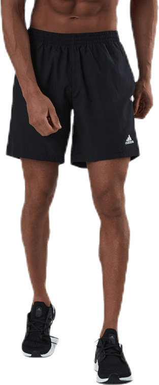 Run It Short Primeblue Black, Male, Apparels, Shorts, Running, Black, XL/7"