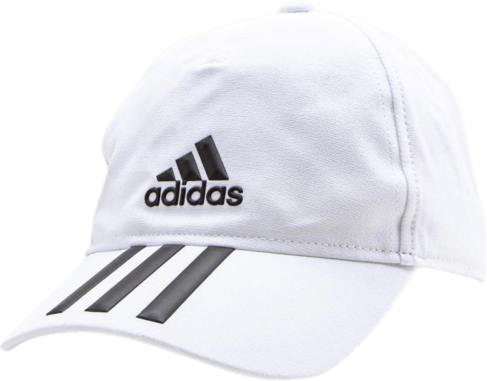 Baseball 3 Stripes Cap White/Black, Unisex, Aparelhos, chapéus e bonés, Tênis, Branco/Preto, 58