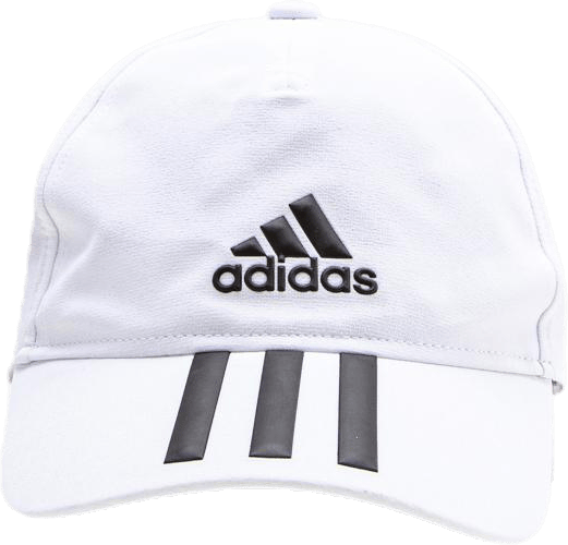 Baseball 3 Stripes Cap White/Black - Bild 5
