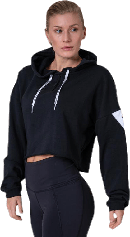 Wor Myt 1/4 Zip Hoodie Black - Bild 2