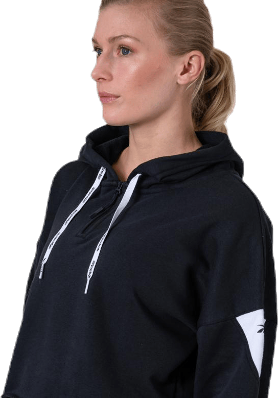 Wor Myt 1/4 Zip Hoodie Black - Bild 4