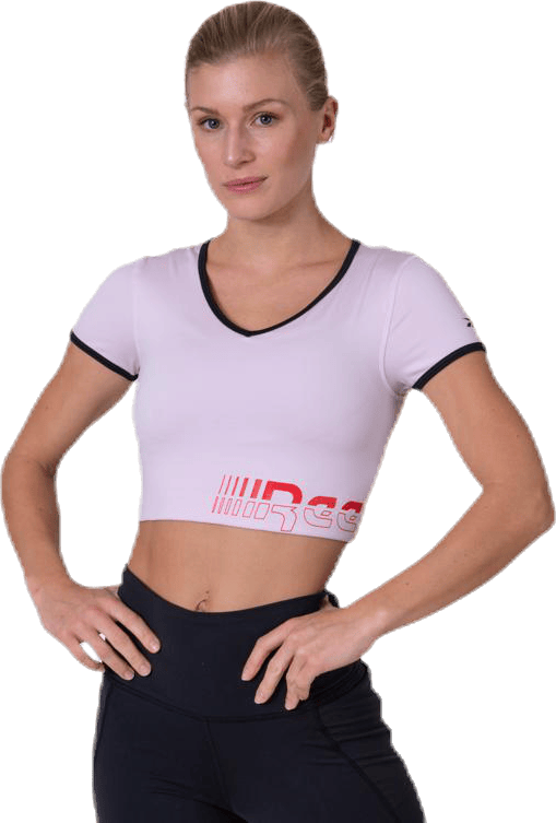 Wor Myt Bralette Tee White, Female, Apparels, Tops, Purple, XL
