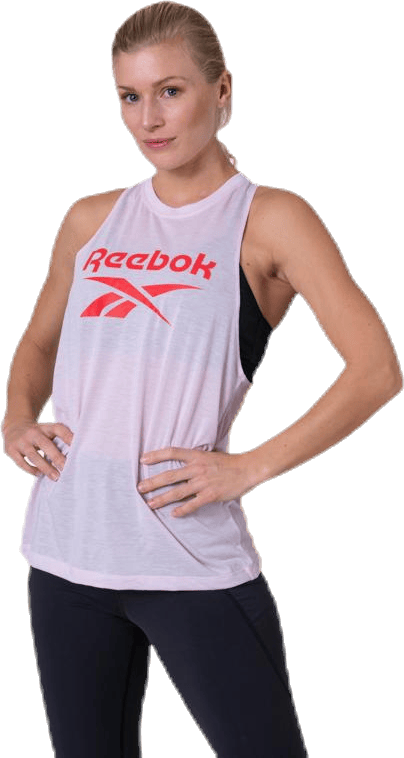 Wor Sup BL Tank Pink, Female, Apparels, Tops, Workout, Pink, L