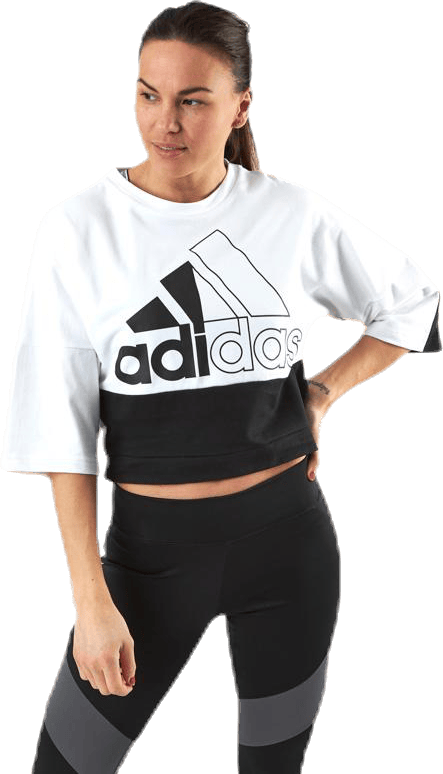 2Cb Ss Crew White, Female, Apparels, Shirts, White, XL