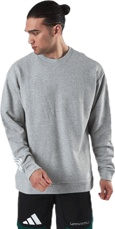 Mh Lw Ft Crew White/Grey