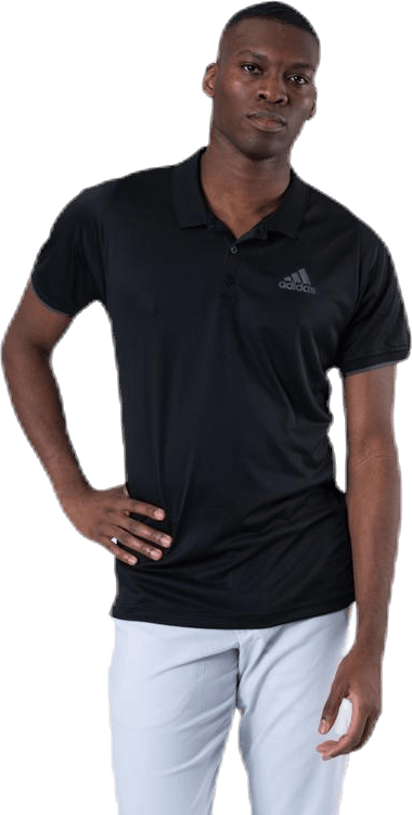 Freelift Polo Black, Male, Kläder, T-shirt, Tennis, Svart, S