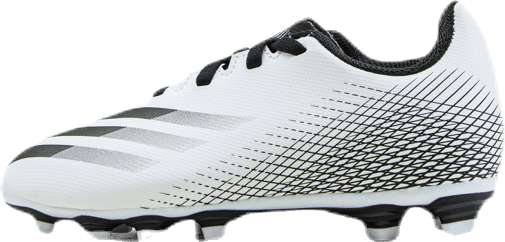 X Ghosted.4 Flexible Ground Boots Cloud White / Core Black / Silver Metallic, Unisex, Skor, Fotbollskor, Fotboll, Vit/Svart/Silver, EU 38 2/3
