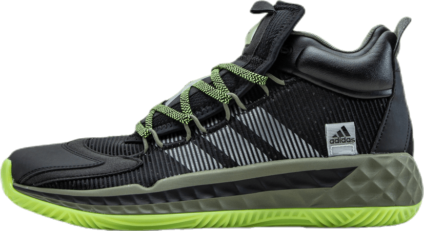 Pro Boost Mid Shoes Core Black / Cloud White / Legacy Green, Male, Buty, Buty treningowe, buty sportowe, Siatkówka, Zielony/Czarny, EU 40 2/3