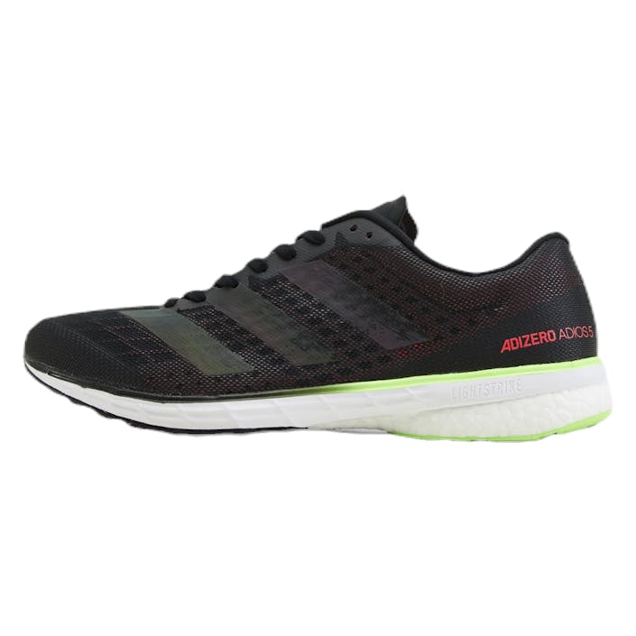 Adizero Adios 5 Shoes Core Black / Core Black / Signal Green, Male, Shoes, Running shoes, sport shoes, Running, Black/Grey, UK 11,5