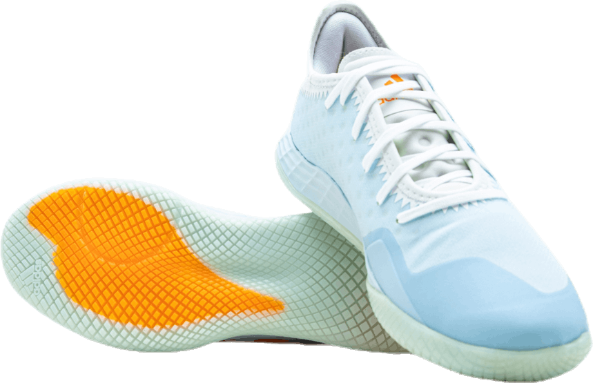 Adizero Fastcourt Handball Shoes Sky Tint / Cloud White / Signal Orange