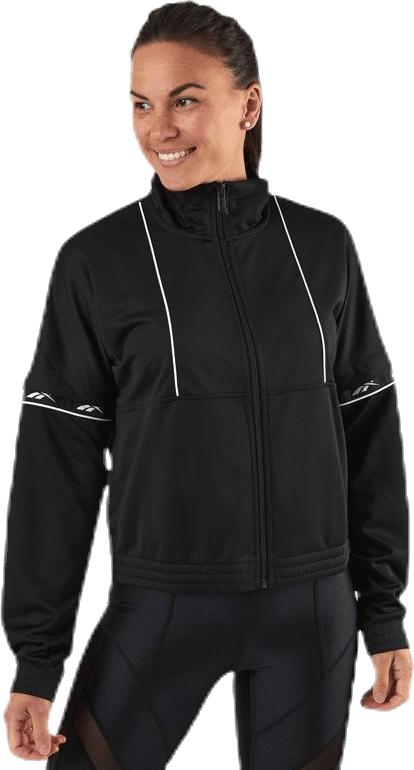 Cl F Vector Tape Tracktop Black, Female, Apparels, jackets, Black, S