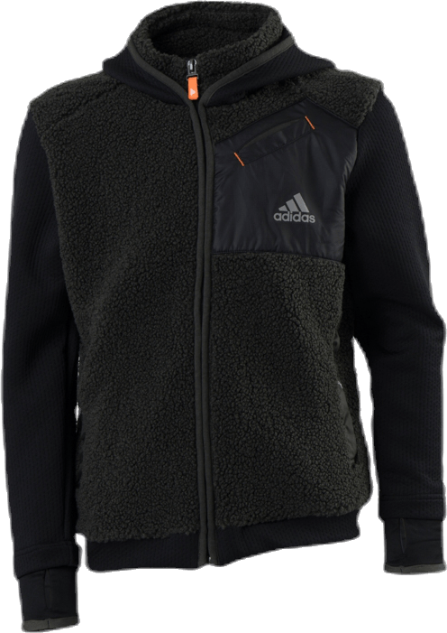 Legend Winter Fleece Full Zip Junior Black/Green, Unisex, Odzież, Koszule, Czarny, 152
