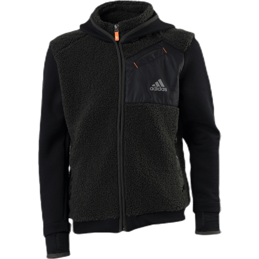 Legend Winter Fleece Full Zip Junior Black/Green