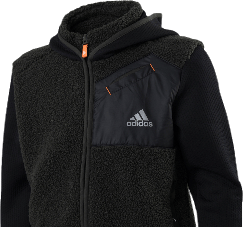 Legend Winter Fleece Full Zip Junior Black/Green - Bild 4