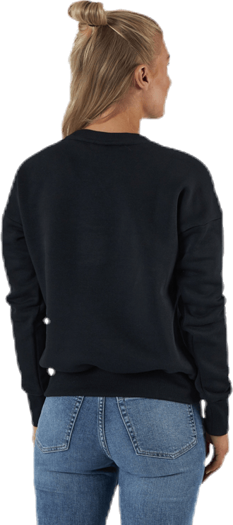 Womens Badge Of Sport Crew Sweatshirt Black - Bild 2