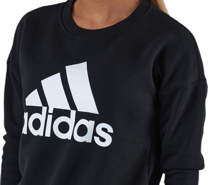 Womens Badge Of Sport Crew Sweatshirt Black - Bild 3