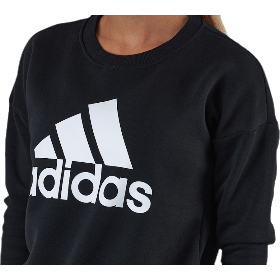 Womens Badge Of Sport Crew Sweatshirt Black - Bild 3