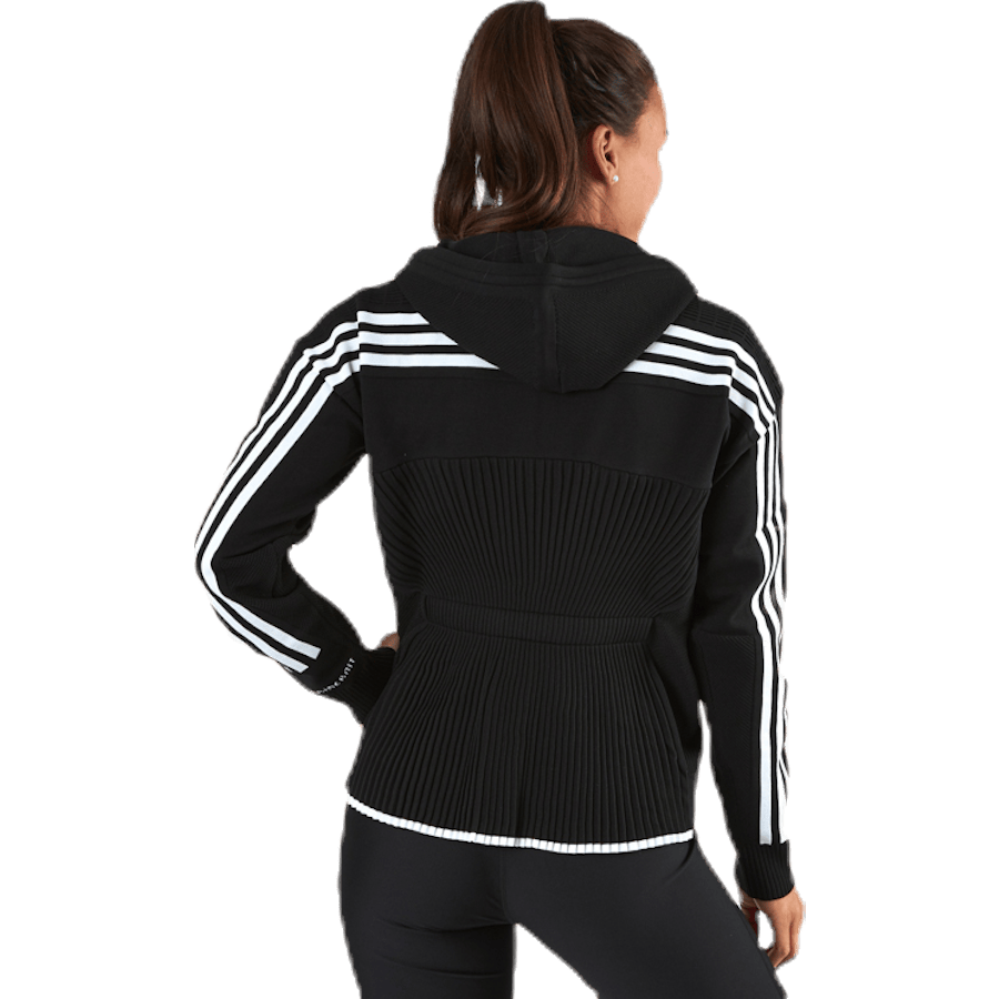 Knit V Hoodie Black - Bild 3