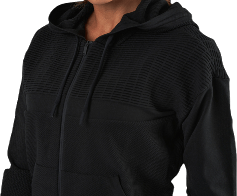 Knit V Hoodie Black - Bild 5