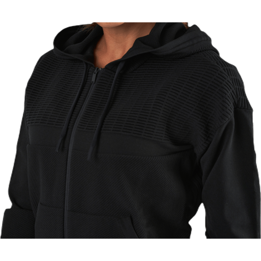 Knit V Hoodie Black - Bild 5